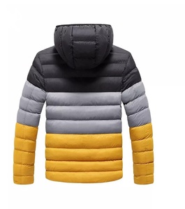Blouson matelassé isolant pour homme, col montant, logo personnalisé sur le devant, commande en gros, fabricant et fournisseur de vêtements OEM - Product Image 2