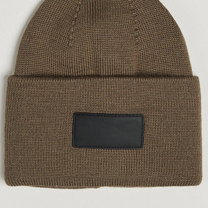 Wholesale <b>Blank</b> Knitted Custom Beanie Logo High Quality Unisex Thick Winter Racing Adjustable 100% Acrylic <b>Checked</b> Daily Sports - Product Image 5