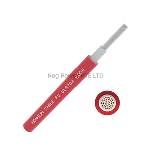 Cable solar fotovoltaico UL para uso industrial Aislamiento XPLE reticulado de bajo voltaje y alta eficiencia de alto rendimiento - Product Image 1