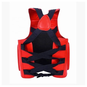 Anillo protector de cuero PU personalizado protector de pecho de la mejor calidad para MMA Muay Thai Kickboxing - Product Image 2