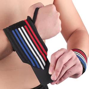 ผ้าพันข้อมือยกน้ำหนักสำหรับออกกำลังกาย ราคาขายส่ง ป้องกันการบาดเจ็บ ปรับได้ดี ระบายอากาศได้ดี ผลิตจากผ้าฝ้าย 100% - Product Image 4