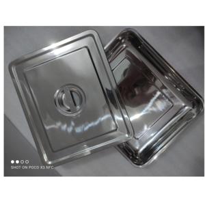 Best cheap Price Steel Surgical Instrument Tray with Lid Manual Hollowware Instruments by <b>Blush</b> surgical - Product Image 6