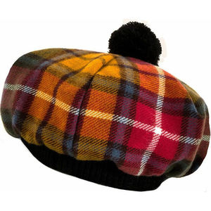 Sombrero Tam O' Shanter Buchanan de Tartán Antiguo, Sombrero Tammy de Lana de Cordero, Venta al por Mayor de Fábrica, Top Ventas 2026 - Product Image 1