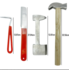 Kit de 8 Herramientas para el Cuidado de Pezuñas de Caballos, Incluye Lima para Herraduras, Cortador de Pezuñas, Alicates para Herraduras con Estuche - Product Image 2