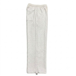 OEM Mens Cotton Fleece Jogger Sweat Pants Casual Straight Fit Mid Waist Zipper Fly Winter <b>Trousers</b> Custom Logo - Product Image 6