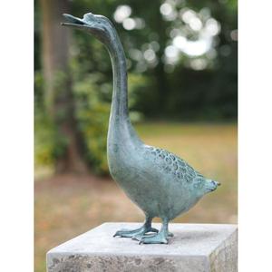 Metal Crafts Garden Decorative Bronze Duck Sculpture Farmhouse Decor Ornament Metal Antique Duck <b>Figure</b> Factory Price - Product Image 3