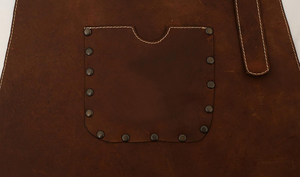 100% Genuine Leather <b>Work</b> <b>Apron</b> Handmade Working <b>Aprons</b> For barman, Chef, Butcher, Metalworker, Carpenter, Blacksmith And Waiter - Product Image 6