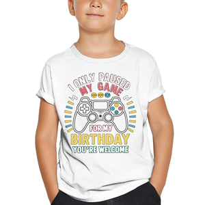 T-shirt unisexe pour enfants et garçons, 100 % coton peigné de qualité supérieure, nouvelle conception 2026, manches courtes, style décontracté, orienté export, service OEM - Product Image 2