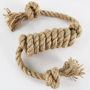 Corde de remorquage sûre en gros, encouragez le jeu actif et l'hygiène buccale, remorqueurs de corde de chanvre durables, jouets naturels du Vietnam, ODM, bas quantité minimale de commande - Product Image 4