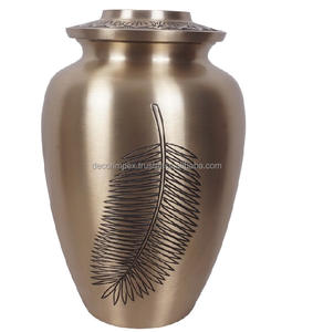 Memorable Ashes Cremation Urn Modern Spaniel Six Side Engraved Pet Urn Decorative Metal Cremation Urn Customization <b>Memorial</b> Urn - Product Image 3