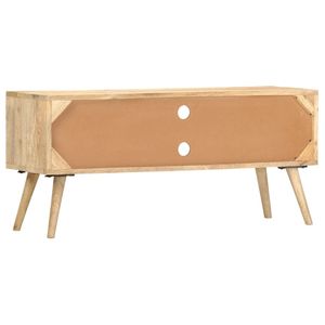 Supporto TV Mango in legno massello 39.4 \ "x11.8 \" x17.7 \ "-supporti TV durevoli ed eleganti - Product Image 5