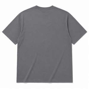 เสื้อยืดเดเมลาทรงปกติสำหรับผู้ชาย แขนสั้น คอกลม พิมพ์ลาย ผ้าถัก 100% คอตตอน ป้องกันขนร่วง ระบายอากาศได้ดี  แบบคัสตอมด้านหน้า - Product Image 2