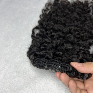 Paquetes rizados birmanos crudos vietnamitas-Tape In - I Tip 100% Extensiones de cabello alineadas con cutícula virgen - Product Image 1