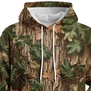 Sweat à capuche camouflage jungle haute performance, design épuré, coupe oversize, pour hommes et femmes, style moderne - Product Image 5