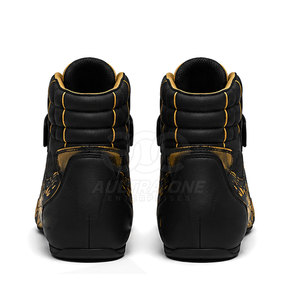 Zapatos de Carreras de Karting Profesionales con Estilo, Parte Superior de Cuero Genuino, Suela de Goma Ligera, Soporte Cómodo y Resistente para Pista - Product Image 3