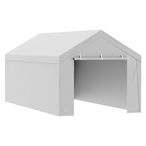 Telo di Ricambio Resistente 10 x 20 piedi per Tettoia per Camion, Impermeabile, Protezione UV, con Pareti Laterali e Copertura Superiore, per Tenda Garage o Riparo - Product Image 4