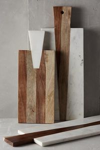 เขียงไม้หินอ่อนที่ทันสมัยสำหรับใช้ในบ้านเขียงหั่นอาหารปลอดภัยทนทาน - Product Image 3