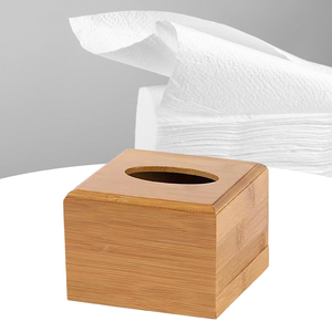 Boîte à mouchoirs en bois design au look minimaliste, idéale pour votre comptoir de maison, accent décoratif, excellente qualité, produit en gros - Product Image 4