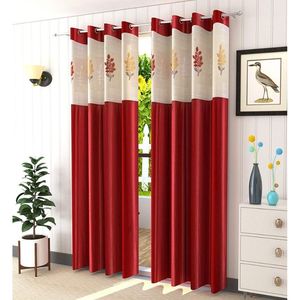 Printed Eco-Friendly Flame Retardant 122x213cm Ready Made Home Hotel Use Curtain - Product Image 3