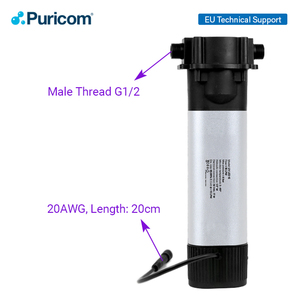 Kit de Desinfección Eléctrico Automático con Luz Ultravioleta LED PURICOM, Edición Especial para el Mercado Europeo, para Dispensadores de Agua Comerciales y Domésticos - Product Image 2