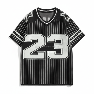 เสื้อเจอร์ซีย์ตาข่ายผู้ชาย ระบายอากาศได้ดี รับผลิตตามแบบ OEM ขายส่ง - Product Image 1