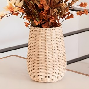 Wholesale Vietnam Nordic Vase Rattan <b>Weaving</b> Vases Decor Home Furniture Flower <b>Basket</b> Handmade - Product Image 1
