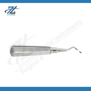 Élévateur dentaire courbé en acier inoxydable de haute qualité, instruments chirurgicaux dentaires pour l'extraction dentaire, fabricant Pakistan - Product Image 6