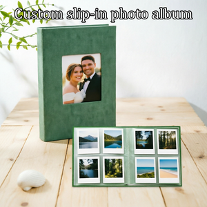 อัลบั้มรูปภาพผ้าลินินแบบกำหนดเอง 300 หน้า ขนาด 4R ใส่รูปภาพได้ ปกผ้า อัลบั้มเก็บความทรงจำสำหรับงานแต่งงาน ครอบครัว การเดินทาง อัลบั้มภาพ DIY - Product Image 1