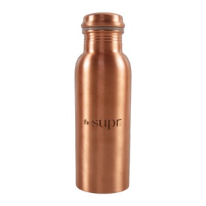 <b>Copper</b> <b>Bottle</b> Plain Design With Logo Most Demanding Low Price Fancy Looks Use for Containing <b>Drinking</b> Water Home Decoration - Product Image 1