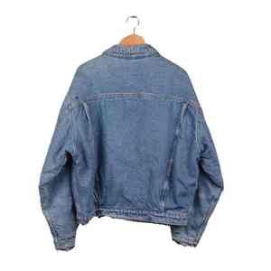 Veste en jean surdimensionnée vintage pour homme, doublée en sherpa, chaude pour l'hiver, style classique, type camionneur, vente en gros personnalisée - Product Image 6