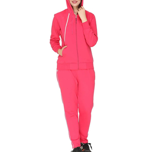Conjunto Deportivo de Dos Piezas para Mujer, de Felpa, Corte Regular, Diseño Sólido, Ropa Casual de Invierno, de la Mejor Calidad, al Mejor Precio - Product Image 5