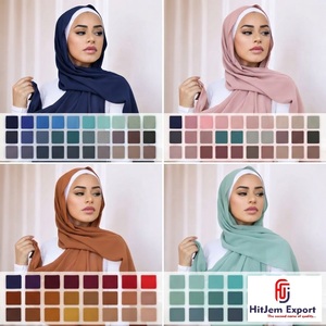 Airy Soft-Drape <b>Scarf</b> Woven Material Factory Cotton Viscose Polyester Blend for Bulk Fashion Textile Orders - Product Image 2