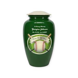 Urna Conmemorativa de Béisbol Personalizada con Diseño Deportivo que Celebra el Espíritu del Equipo y las Recuerdos Preciosos - Product Image 1