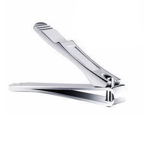 Kit de coupe-ongles en acier inoxydable avec lime à ongles, lame courbée, coupe-ongles portable, outil de toilettage moderne à large ouverture de mâchoire, cadeau - Product Image 1