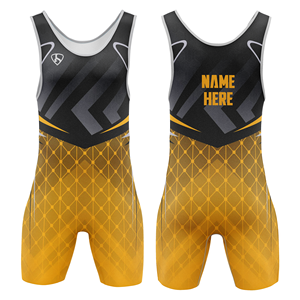 Combinaison de lutte personnalisée pour hommes, uniforme sublimé, séchage rapide, compression extensible, combinaison de lutte une pièce, OEM ODM Cus - Product Image 4