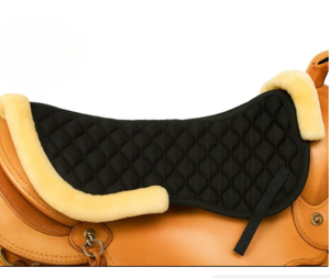 Tapis de selle demi-coussin en gel couleur unique, qualité supérieure, pour chevaux, vente en gros, impression personnalisée, fabricant ODM 2026 avec OEM - Product Image 3