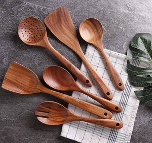 MEJOR PRECIO Blue Lotus 2025 Juego de cucharas de madera multiusos Ideal para uso doméstico y en restaurantes - Product Image 6