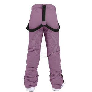 Pantalones de esquí softshell para hombre, pantalones de snowboard cortavientos con cintura ajustable, pantalones personalizados para venta en línea - Product Image 3