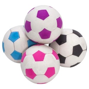Lot de 6 ballons de football en mousse multicolores personnalisables – Tailles 3-5, revêtement en caoutchouc, écologiques, durables, légers, pour l'entraînement et le rebond - Product Image 6