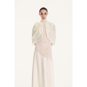 Robes élégantes prêtes à être expédiées, robe longue de luxe à col en V et manches courtes, robes décontractées pour femmes, 92% polyester, 8% rayonne, de WhiteAnt - Product Image 6