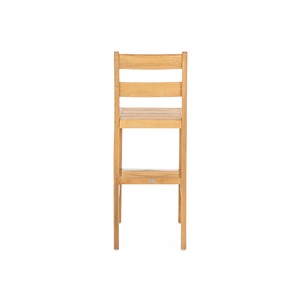 Ensemble de salle à manger moderne en bois massif, table et chaises en teck, ensemble écologique pour restaurant, café, maison, cuisine - Product Image 4
