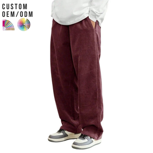 Pantalones Casuales de Algodón para Hombre, Corte Recto Ligero, Estilo Clásico, Transpirables, Ecológicos, para Uso Diario, Logotipo Personalizado, OEM, ODM - Product Image 1