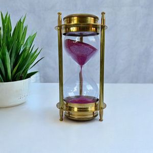Reloj de Arena Moderno de Latón Hecho a Mano, Decorativo, Vintage, para Oficina, Escritorio, Mesa, Hogar, Regalo - Product Image 1
