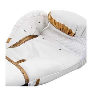 Boxing <b>Gloves</b> Padded Wrist Support Training Sparring Kickboxing <b>Moisture</b> Wicking Breathable Lightweight Leather Hook Loop Custom - Product Image 2