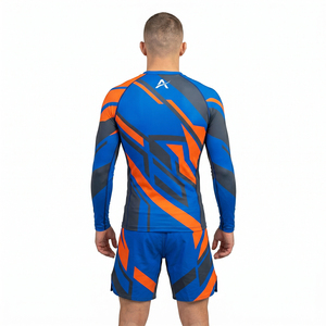 ซื้อชุดรัชการ์ดคุณภาพสูงสำหรับ BJJ MMA ยิวยิตสู แบบสั่งทำพิเศษ ลายซับลิเมชั่น แขนยาว สำหรับผู้ชาย - Product Image 5
