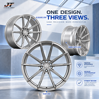 Jantes forgées à cinq branches, 18-22 pouces, finition usinée argentée, 5x112 5x114.3 6061-T6 VIW-151 pour BMW Audi Mercedes-Benz