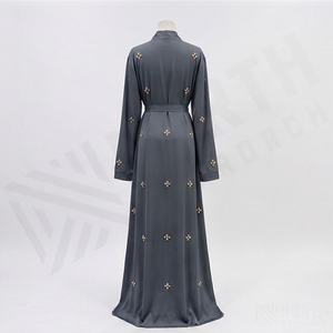 Vestido Kaftan Largo, Nuevo Modelo, Elegante, de Alta Calidad, Abaya Abierta, Abayas Musulmanas para Mujer, Ropa Modesta de Moda para Damas - Product Image 2