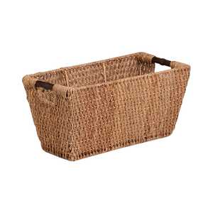 Handwoven Seagrass <b>Basket</b> with Handles Natural Storage <b>Basket</b> for Home Decor Laundry Toys Organizing - Product Image 1