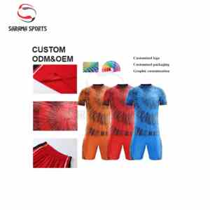 Ensembles d'uniformes de football personnalisés, durables, respirants, 100 % polyester, vêtements de sport de haute qualité, Pakistan, séchage rapide, légers, courts - Product Image 5