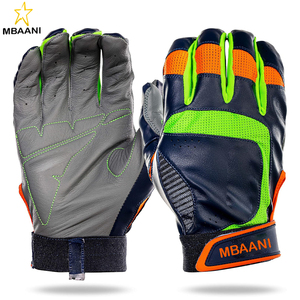 ถุงมือตีเบสบอล - ถุงมือตีเบสบอล + ซอฟต์บอล - ถุงมือตีเบสบอลแบบมีแผ่นรองสำหรับผู้ใหญ่ - หลายสี - Product Image 1